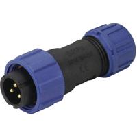 Weipu SP1310 / P 6 II Ronde connector Stekker, recht Totaal aantal polen: 6 Serie (ronde connectoren): SP13 1 stuk(s)