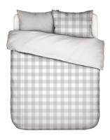 Essenza Chess Grijs Dekbedovertrek