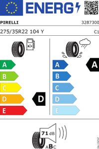 Pirelli P-zero b xl 275/35 R22 104Y PI2753522ZZEROBXL