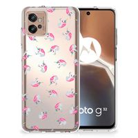 TPU bumper voor Motorola Moto G32 Unicorns - thumbnail