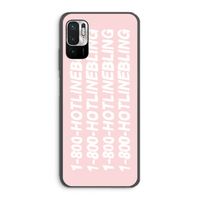 Hotline bling pink: Xiaomi Redmi Note 10 5G Transparant Hoesje