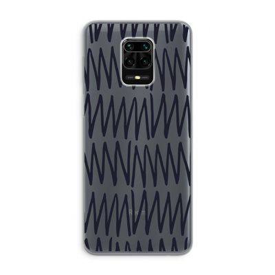Marrakech Zigzag: Xiaomi Redmi Note 9 Pro Transparant Hoesje