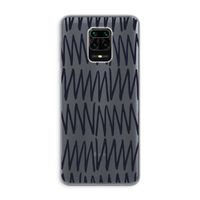 Marrakech Zigzag: Xiaomi Redmi Note 9 Pro Transparant Hoesje