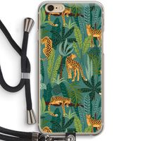 Luipaard 2: iPhone 6 / 6S Transparant Hoesje met koord