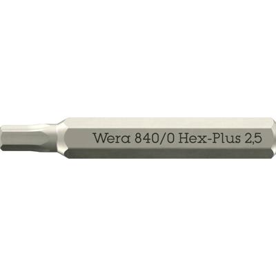 Wera 840 Micro Inbus-bit 2.5 mm 1 stuk(s)