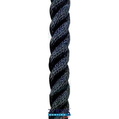 POL1210044006 - ZWART BOVENKANT POLYESTER 6MM. (250M)