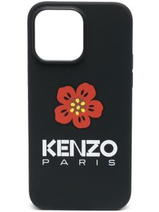 Kenzo coque d'iPhone 14 Pro Max Boke Flower - Noir