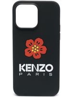 Kenzo coque d'iPhone 14 Pro Max Boke Flower - Noir