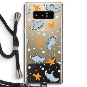 Manta: Samsung Galaxy Note 8 Transparant Hoesje met koord