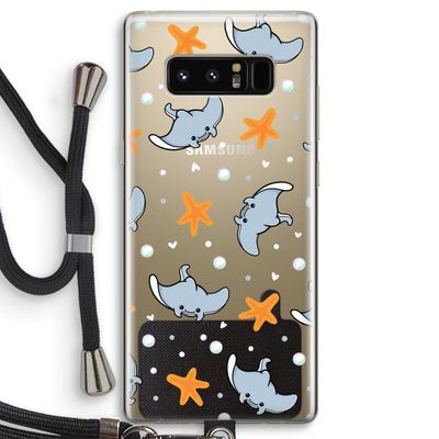 Manta: Samsung Galaxy Note 8 Transparant Hoesje met koord
