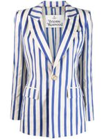 Vivienne Westwood blazer en coton à rayures - Tons neutres