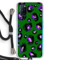 Green Cheetah: Oppo A52 Transparant Hoesje met koord