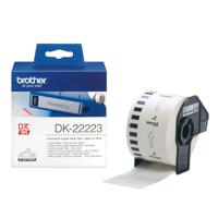 Printerlabels Brother DK22223 Geel Wit