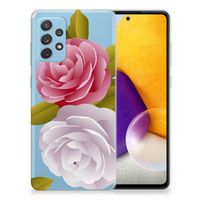 Samsung Galaxy A72 TPU Case Roses - thumbnail