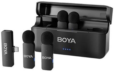 Boya BY-V4U Four-channel wireless mic with USB-C