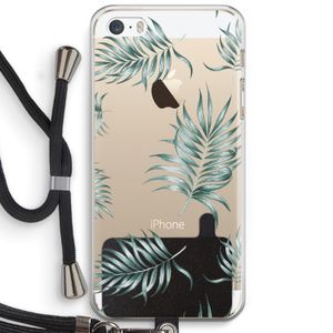 Simple leaves: iPhone 5 / 5S / SE Transparant Hoesje met koord