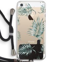 Simple leaves: iPhone 5 / 5S / SE Transparant Hoesje met koord Simple leaves: iPhone 5 / 5S / SE Transparant Hoesje met koord