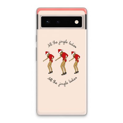 Jingle Ladies: Google Pixel 6 Transparant Hoesje