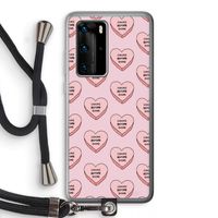 Chicks before dicks: Huawei P40 Pro Transparant Hoesje met koord