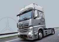 Italeri Mercedes Benz Actros MP4 Gigaspace Vrachtwagen/oplegger miniatuur Montagekit 1:24 - thumbnail