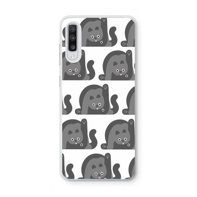 Cats: Samsung Galaxy A70 Transparant Hoesje