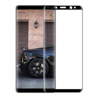 mocolo volledige lijm 0.33mm 9H 3D ronde rand Tempered glas Film voor Galaxy Note8 (zwart)