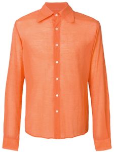 Walter Van Beirendonck Pre-Owned chemise à détails brodés - Orange