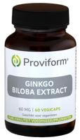 Proviform Ginkgo biloba 60 mg 60 Vegetarische capsules