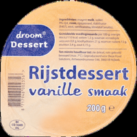 Droom Dessert Rijstdessert Vanille Smaak 200 g bij Jumbo