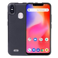 Carbon Fiber textuur TPU beschermhoes voor Ulefone S10 Pro (zwart)