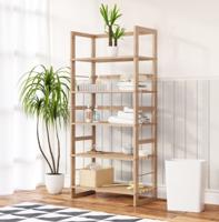 Badkamerrek Oland Bruin Hout 136x58x27cm Badkamerrek Oland Bruin Hout 136x58x27cm