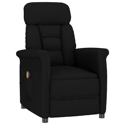 Massagestoel met kussen Zwart 70.5 x 96.5 x 95 cm Kunstleer