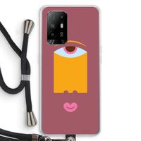 Mono V: Oppo A95 5G Transparant Hoesje met koord