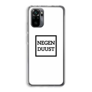 Negenduust vierkant: Xiaomi Redmi Note 10 Pro Transparant Hoesje