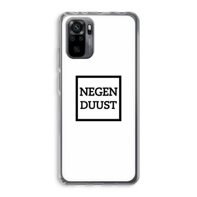 Negenduust vierkant: Xiaomi Redmi Note 10 Pro Transparant Hoesje