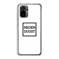 Negenduust vierkant: Xiaomi Redmi Note 10 Pro Transparant Hoesje