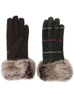 Barbour gants Ridley à carreaux - Vert