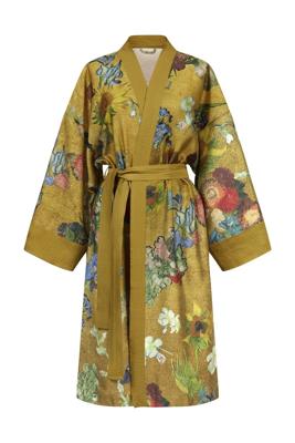 Beddinghouse Beddinghouse x Van Gogh Museum Partout des Fleurs Kimono - Gold S/M