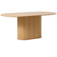 Eettafel Nola Ovaal Naturel Eiken 95x180cm - Giga Living