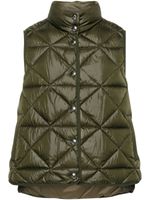 Bimba y Lola quilted down gilet - Vert