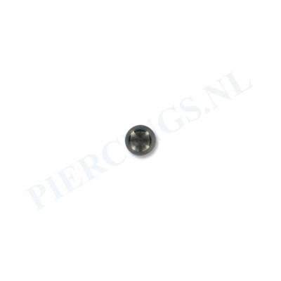 Balletje 1.6 mm zwart 4 mm