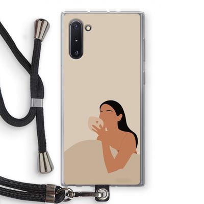 Fresh coffee: Samsung Galaxy Note 10 Transparant Hoesje met koord