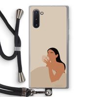 Fresh coffee: Samsung Galaxy Note 10 Transparant Hoesje met koord
