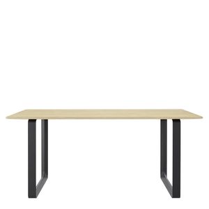 Muuto 70/70 Eettafel Massief Eiken - Zwart/170x85