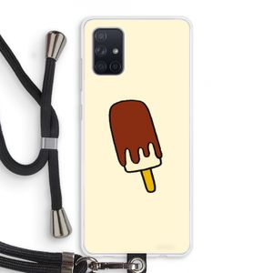 Frisco: Samsung Galaxy A71 Transparant Hoesje met koord