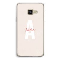 Strawberry Milkshake: Samsung A3 (2017) Transparant Hoesje