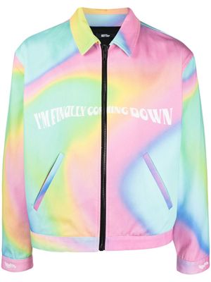 MSFTSrep veste Trippy Summer à slogan imprimé - Rose