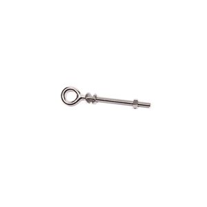 Nesling RVS Bout met oog voor paal, M8 x 100mm