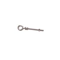 Nesling RVS Bout met oog voor paal, M8 x 100mm