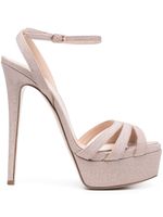 Le Silla sandales Lola 150 mm à plateforme - Rose
